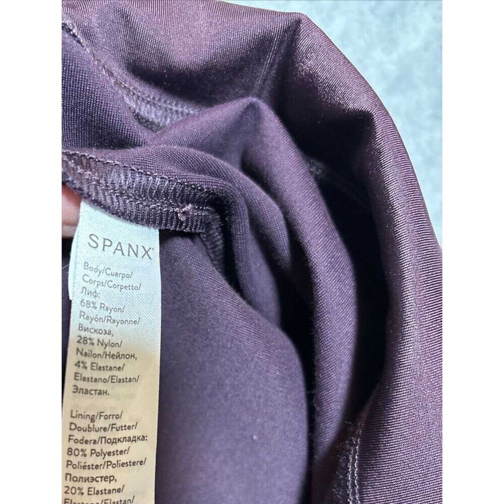 Spanx Burgundy Leggings Pull On Athleisure Women's 3X Casual - Picture 4 of 4